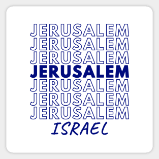 Jerusalem Sticker